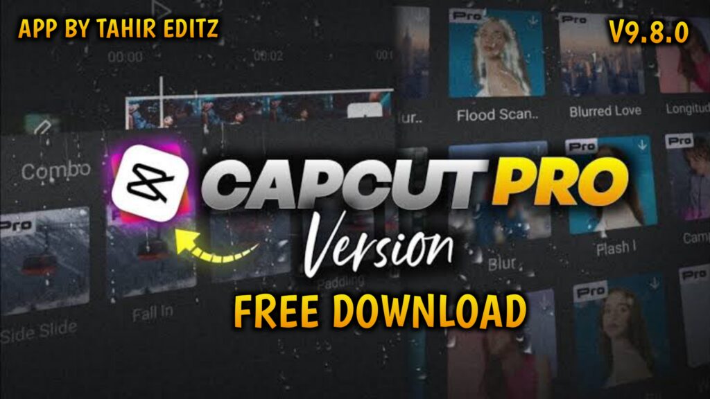 CapCut Pro + Mod Apk 9.8.0 Download 2023 [Premium Unlocked]