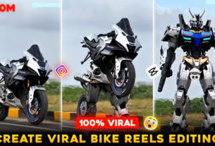 Viral Robot Bike Reels Editing Just 1 Click