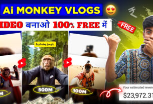 Ai MONKEY VLOGS Video Genrator Free in Online
