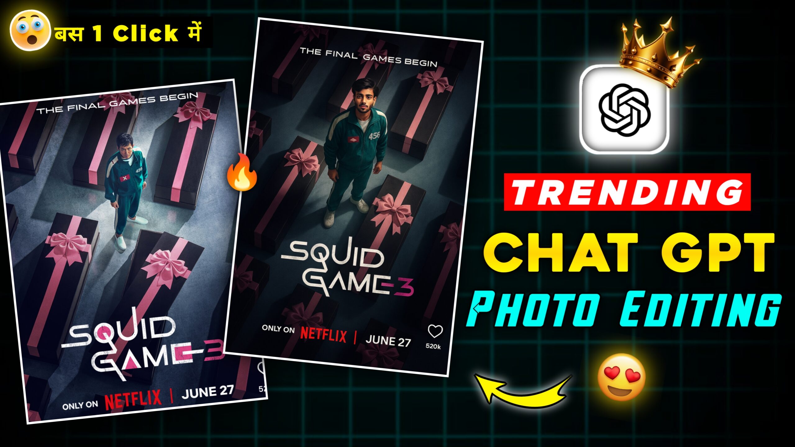 CHAT GPT Squid Game Photo Editing Free Promp