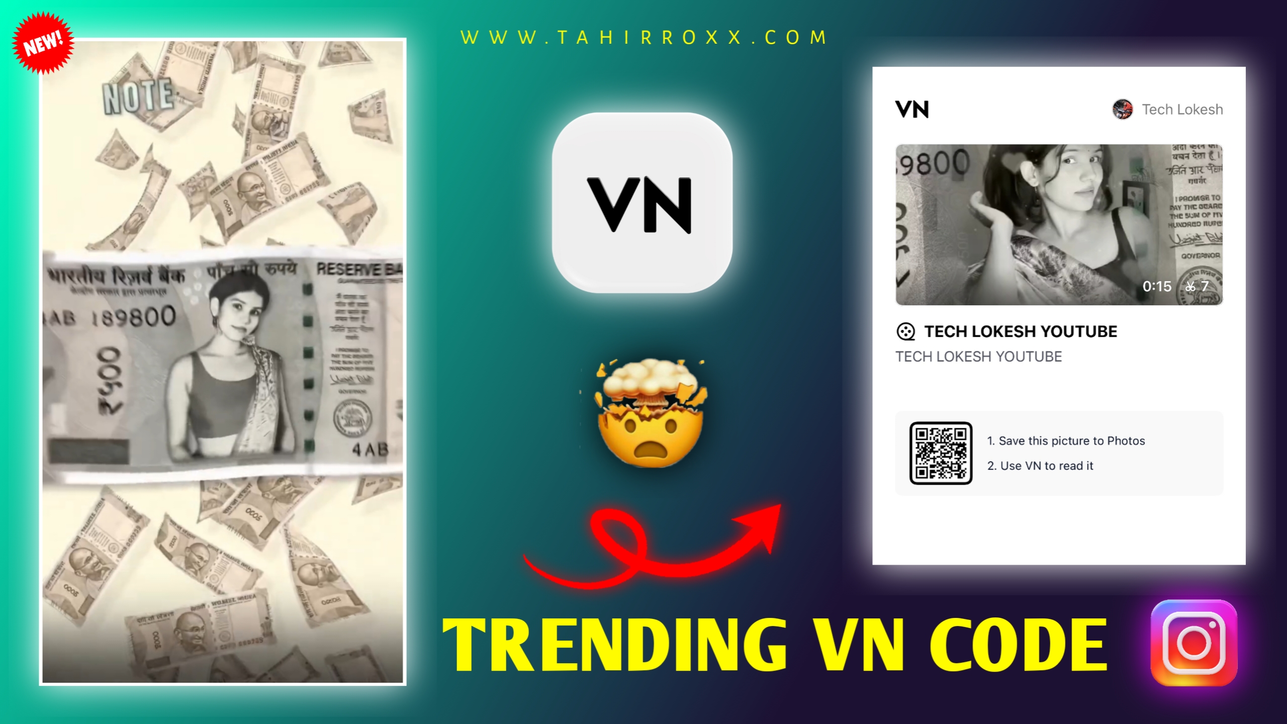 Trending Name Chale Reels Editing VN Code & Template